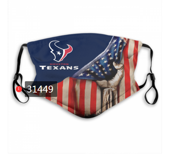 NFL 2020 Houston Texans 137 Dust mask with filter